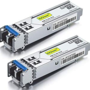 2 Packs For Cisco GLC-LH-SMD Transceiver, 1G SFP Module SMF LC 20 km