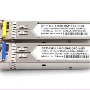 BIDI 1.25G-1550NM/1310NM-40KM-DDM-LC COMPATIBLE CISCO 1PAIR TRANSCEIVER MODULE 1