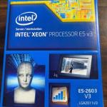 New Intel Xeon E5-2603 V3 1.60GHz SR20A 15MB 85W