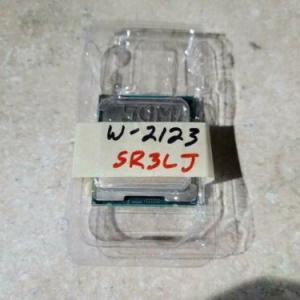 INTEL XEON W-2123 3.6GHz QUAD CORE PROCESSOR LGA 2066 CPU SR3LJ
