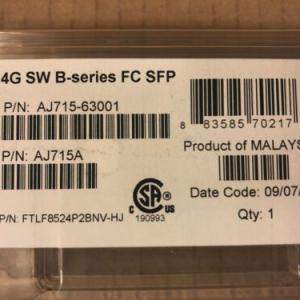 HP 4 GB SW Short Wave B-Series FC Fibre Channel SFP Transceiver AJ715A