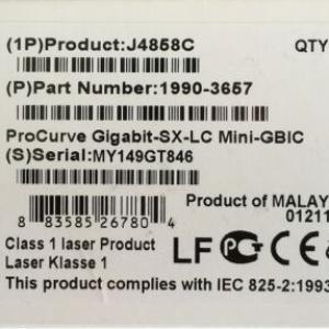 HP X121 1G SFP LC SX Transceiver