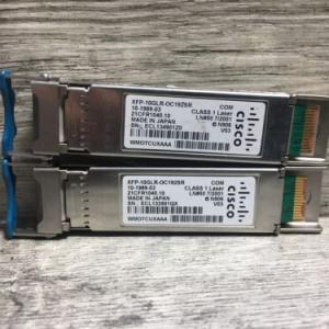 2pcs Cisco XFP-10GLR-OC192SR 10-1989-03 Transceiver Module #M20