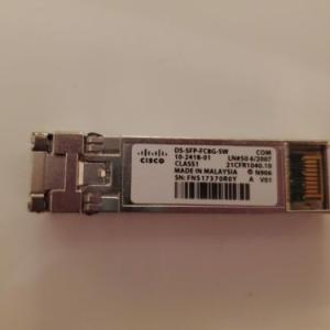 Cisco DS-SFP-FC8G-SW 8Gb SFP 10-2418-01 + Fibre Channel Transceiver