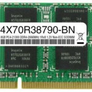 4X70R38790 - Lenovo Compatible 8GB DDR4-2666MHz 1Rx8 1.2V Non-ECC SODIMM
