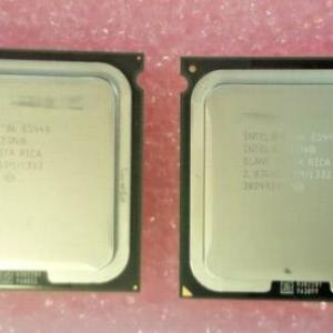 MATCHING PAIR OF Intel Xeon E5440 2.833GHz 4 Core Processor SLANS