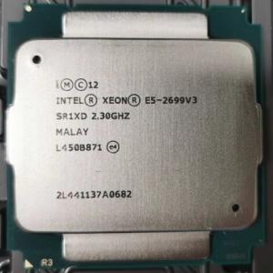 Intel XEON E5-2699V3 CPU LGA2011-3 compatiabe with X99 motherboard 18 cores 145W