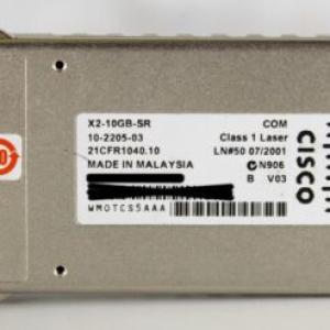 Cisco X2-10GB-SR 10-2205-03 WM0TCS5AAA SFP Transceiver Module