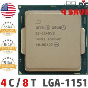 Intel Xeon E3-1245 V5 SR2LL SR2CU 3.50GHz 8MB 4-Core LGA1151 Workstation CPU 80W