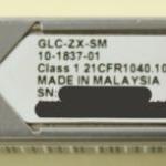CISCO GLC-ZX-SM 1000Base-ZX 1550nm 80km SFP Transceiver module10-1837-01