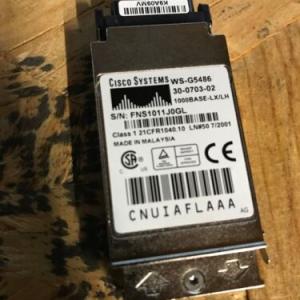 Cisco WS-G5486 1000Base-LX/LH GBIC Transceiver Module 30-0703-02 1000base-lx/lh