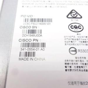 Cisco UCSC-PSU2-1400W C240 1400Watt Power Supply 341-0554-01
