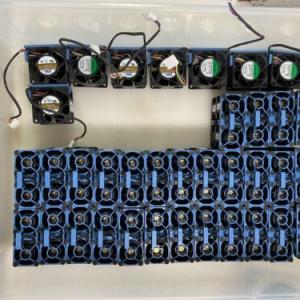 LOT 36 HP Cooling Fan GFB0412EHS HP ProLiant Server Dual Fan Assembly Modul