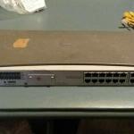 HP ProCurve 100-FX Transceiver Port 24 Networking 17.5 x 8 x 2" with Cables