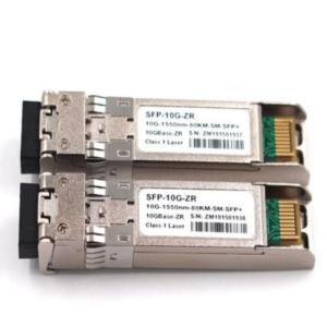 SFP-10G-ZR 10GBase-ZR 1550nm SFP+ 10G 80KM Compatible HP Optical Transceiver