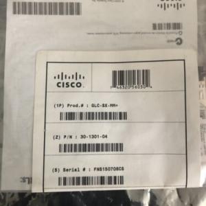 New Genuine Cisco 30-1301-04 GLC-SX-MM 1000BASE-SX 850nm SFP Transceiver