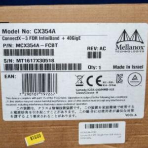 Mellanox MCX354A-FCBT CX354A ConnectX-3 VPI 40/56GbE Dual-Port QSFP Adapter