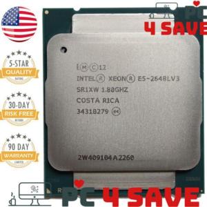 Intel Xeon E5-2648L V3 SR1XW 1.80GHz 30M 12-Core LGA 2011-3 Server Processor 75W