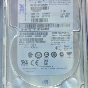 IBM 00Y2511 00Y2434 81Y3911 00Y5723 1TB 7.2K 6G 2.5" SAS HARD DRIVE FOR V3700