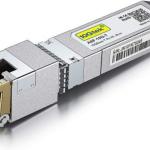 For HPP, HP Aruba 10GBase-T 10G SFP+ Transceiver RJ-45 to SFP up to 30 Meter