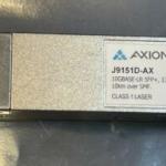 J9151D-AX AXIOM HP ARUBA COMPATIBLE SPF+ Transceiver Used