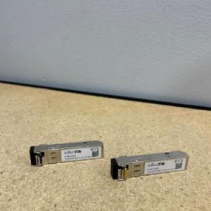 Mikrotik S-3553LC20D Pair of SFP Modules 1.25G New Sealed