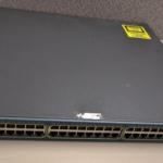 Cisco ws-c3560g-48ts-s with 4 1gb copper transceivers