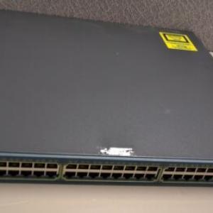 Cisco ws-c3560g-48ts-s with 4 1gb copper transceivers