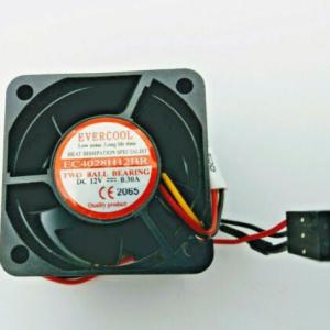 NEW Evercool 40mm Two-Ball Bearing DC 12V Cooling Fan w/ Dell 3-pin MB Connector