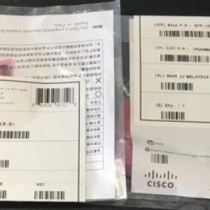 Cisco SFP-10G-LR-S 10GBASE-LR SFP+ 1310nm 10km Transceiver