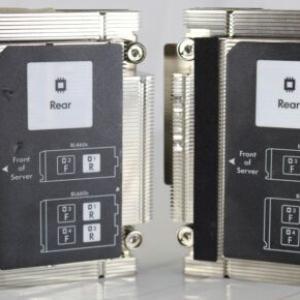 Lot of 2 HP 740345-002 Rear Server Heat Sink 777689-001 3K3G4-01 759541-001