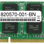 820570-001 - HP Compatible 8GB PC4-17000 DDR4-2133MHz 1Rx8 1.2v Non-ECC SODIMM
