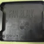 Lot of 2 HP Server Fan Blank Black HP# 6009-0292 PA765A