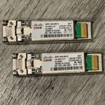 2 PC Cisco SFP-10G-SR-X gene SFP + 10g LC Duplex Transceiver Module. #L8 41