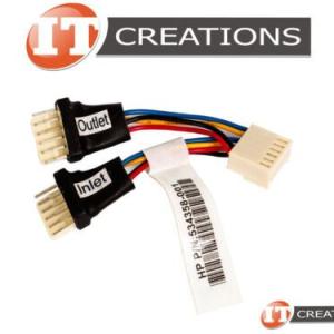 LOT OF 4 HP Y SPLITTER FAN CABLE ADAPTER FOR HP PROLIANT DL180 G6 - 6 534358-001