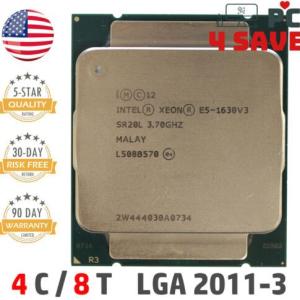 Intel Xeon E5-1630 V3 SR20L 3.70GHz 10MB Quad-Core LGA 2011-3 R3 Server CPU 140W