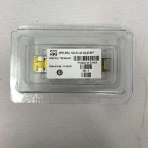 HPE MSA 1Gb RJ-45 iSCSI SFP Transceiver HPE P/N: 738369-002