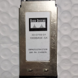 Cisco 1000 Base-SX 30-0759-01 Fiber Optic Transceiver IBM# 21H9876 1-YR WARRANTY