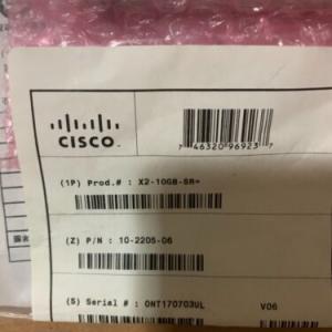 Genuine New Cisco X2-10GB-SR 10 GBE 850nm MM Transceiver 10-2205-06/05/04/03/02