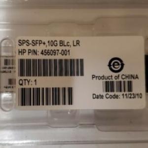 New Genuine HP 455888-001 456097-001 10Gbps SFP+ LR 1310nm TRANSCEIVER SPS-SFP+