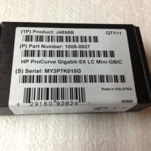 J4858B HP ProCurve GENUINE SFP Gigabit-SX Transceiver NEW SEAL in retail box