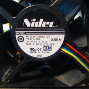 Nidec BETA V TA350DC 90mm Dell PowerEdge 2900 Server Case Cooling Fan 12V