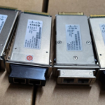 4x CISCO X2-10GB-SR 10-2205-03 10GBASE 10 Gigabit Transceiver Modules