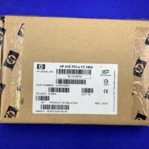 NEW AJ762A  HP 81E 8GB PCIe SINGLE PORT HBA LPE12000-HP Both bracket 489192-001