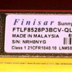 FINISAR QLOGIC FTLF8528P3BCV-QL 8GB SFP TRANSCEIVER 2xAvailable