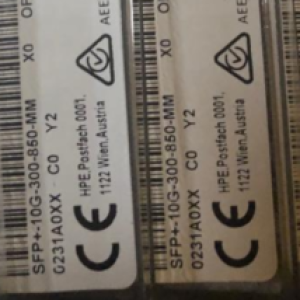 4 EACH NEW F/S JD092B HP X130 10GBASE SR SFP+ TRANSCEIVER JD092-61201