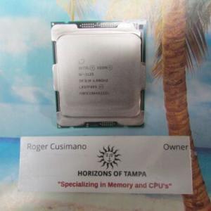 SR3LM  Intel Xeon W-2125 Quad-Core 4.00GHz 8.25MB LGA2066 Processor