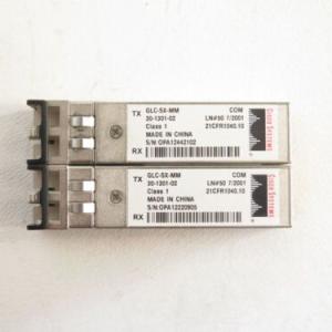 *SET OF 2* Genuine Cisco 1000Base-SX 850nm SFP Transceiver 30-1301-02 GLC-SX-MM