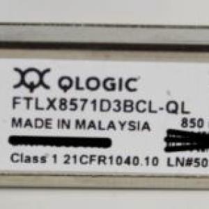 QLogic FTLX8571D3BCL-QL Class 1 850nm 10G SFP Transceiver Module