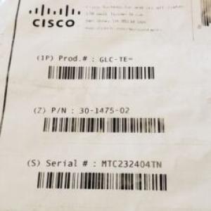 NEW Genuine Cisco GLC-TE SFP Transceiver Module RJ45 1GE w/ Hologram 1000BASE-T